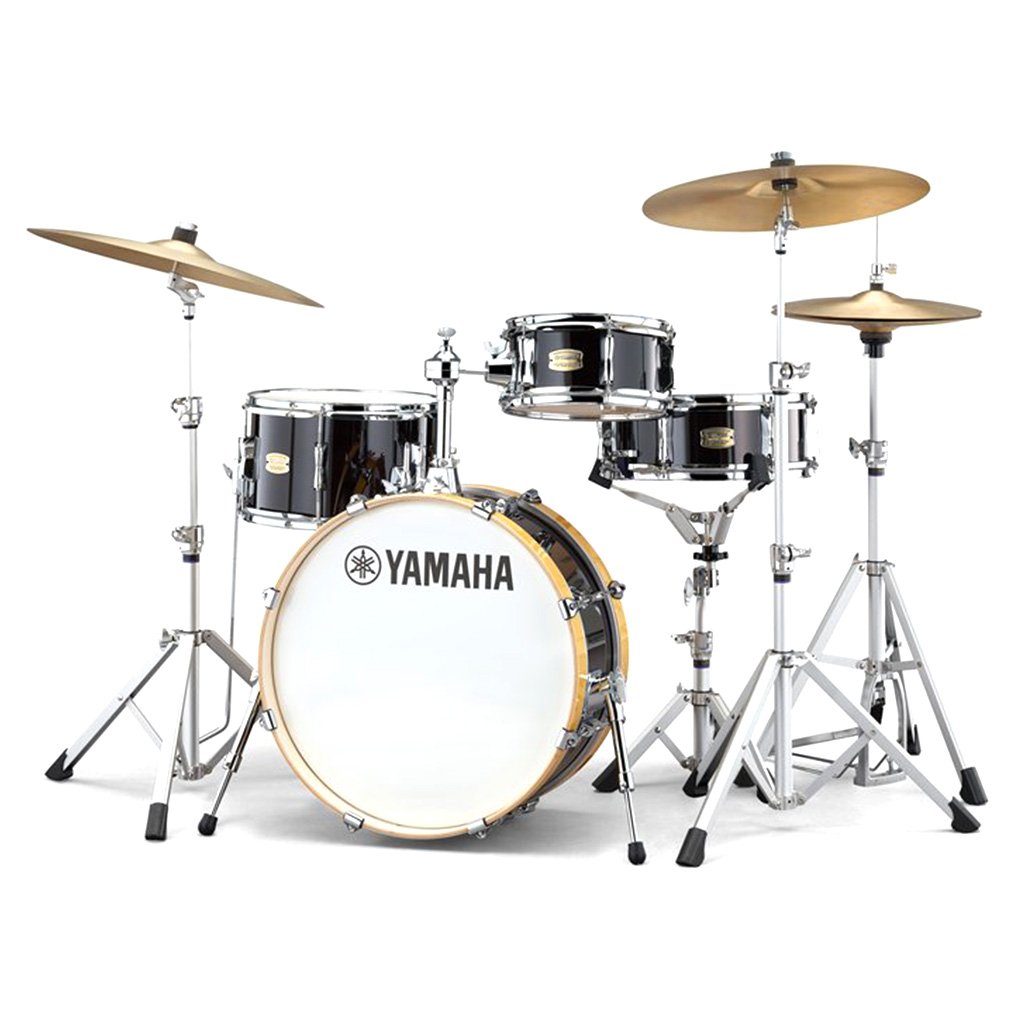 Yamaha - Stage Custom Hip Kit with Crosstown Hardware Pack - Raven Black