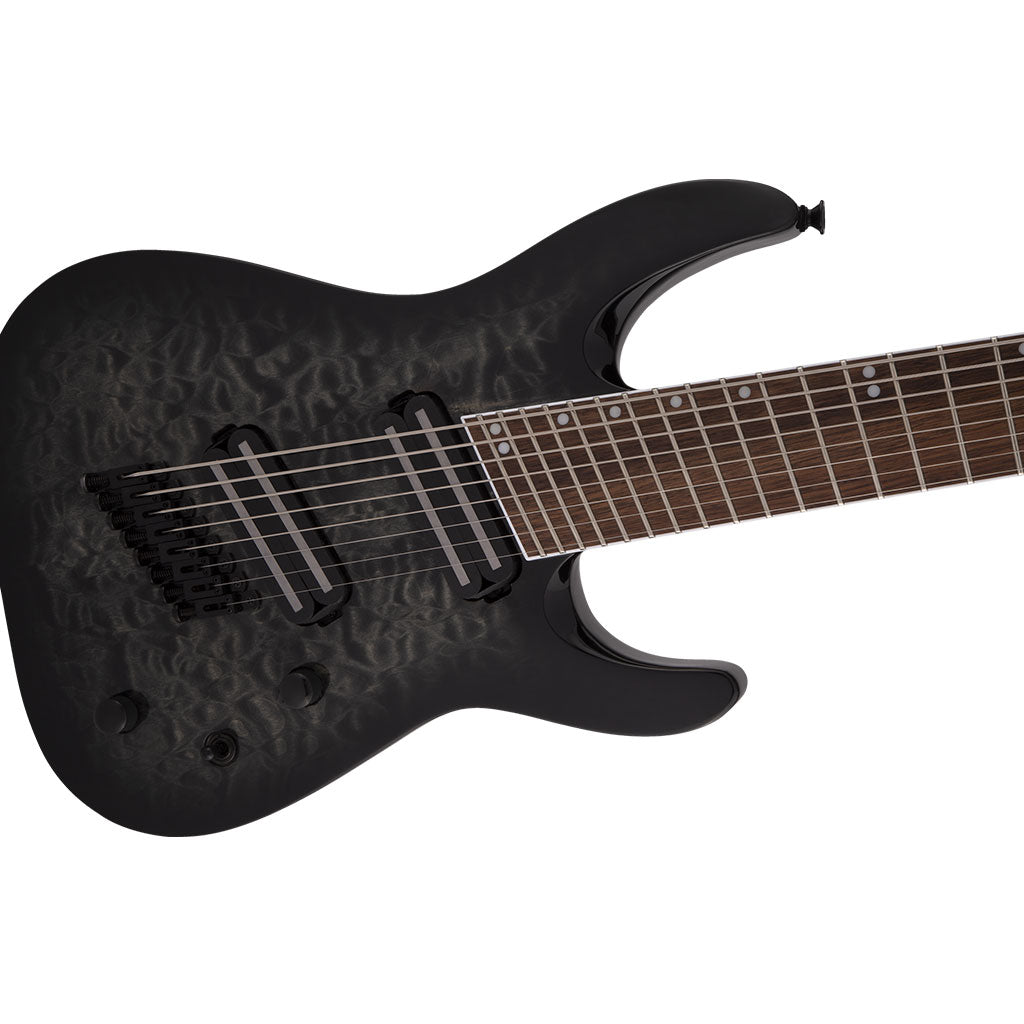 Jackson SLATXF8 Multiscale 8 String - Transparent Black Burst