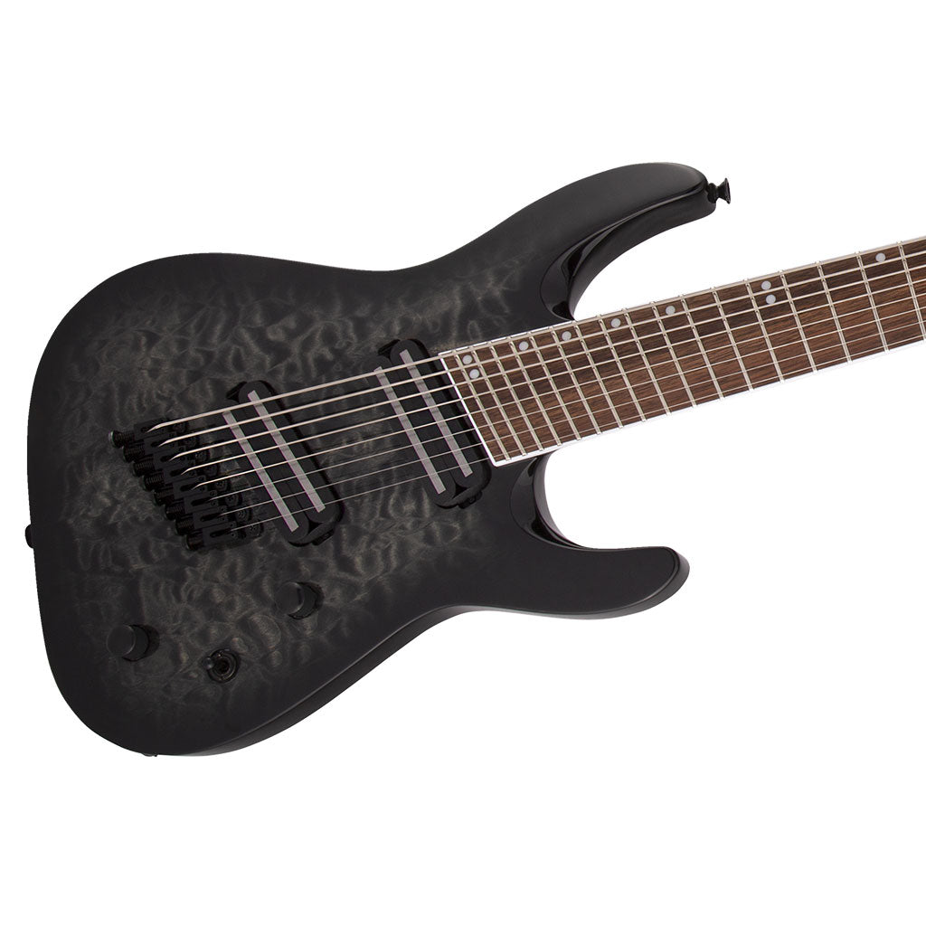 Jackson SLATXF8 Multiscale 8 String - Transparent Black Burst