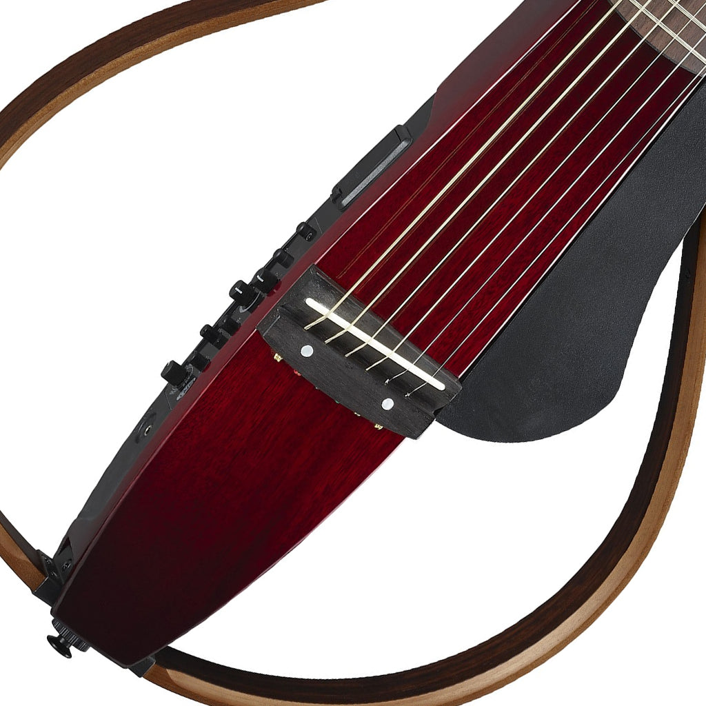 Yamaha SLG200NCRB Silent Nylon String Guitar Crimson Red Burst