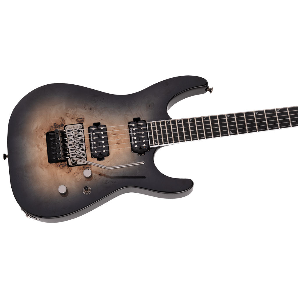 Jackson - Pro Series Soloist™ SL2P MAH, Ebony Fingerboard, Transparent Black Burst