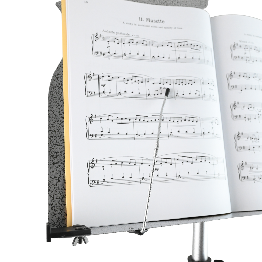 Hebikuo - SPA540 Premium Music Stand - Silver-Sky Music