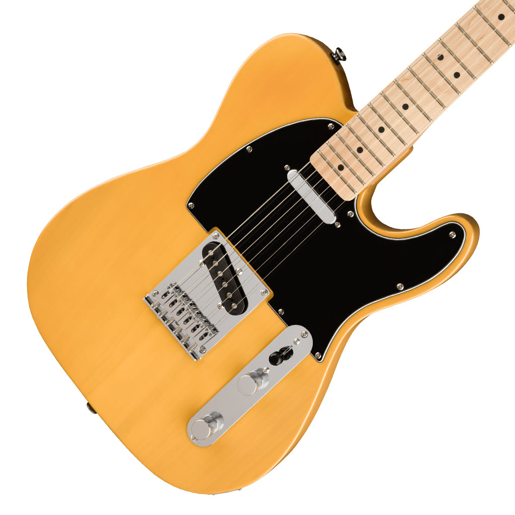 Squier Affinity Series Telecaster Maple Fingerboard Black Pickguard Butterscotch Blonde