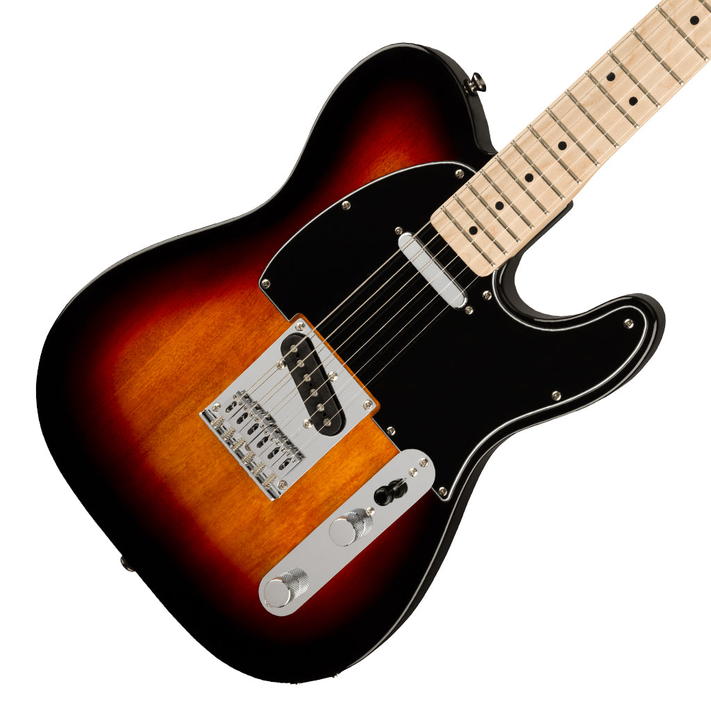 Squier - Affinity Series™ Telecaster®, Maple Fingerboard, Black Pickguard, 3-Color Sunburst-Sky Music
