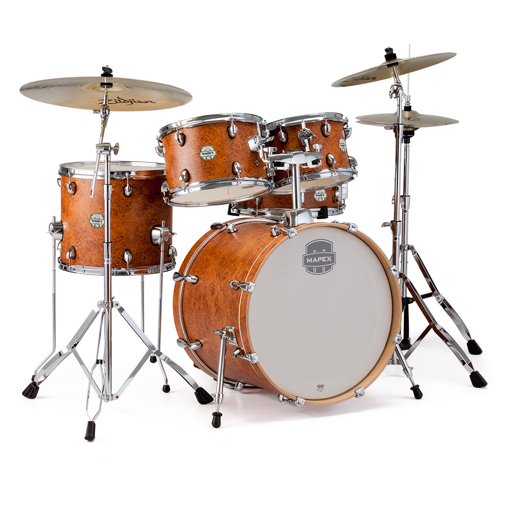 Mapex - Storm - 5 Piece Drum Kit with Hardware - Camphor Wood Grain - 20, 10, 12, 14, 14S