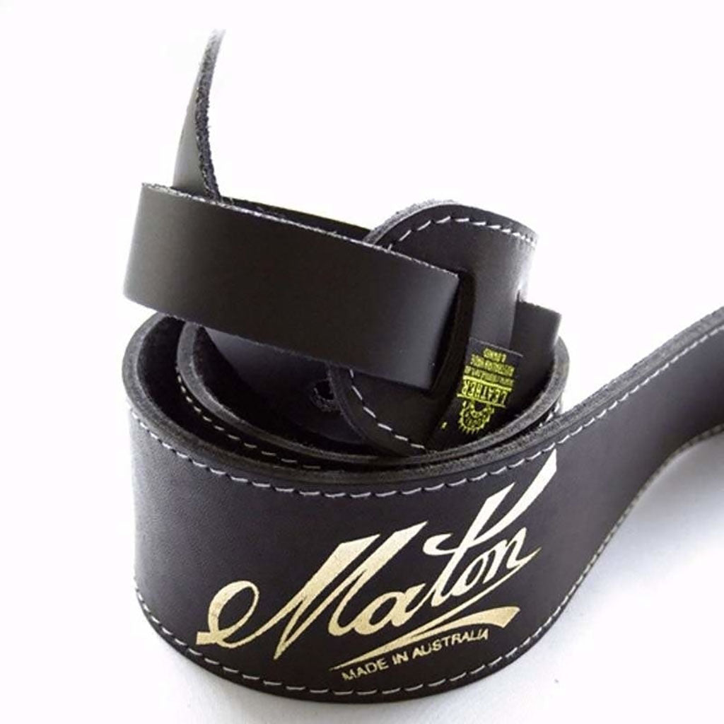 Maton - STRAP-BL Soft Leather Strap - Black