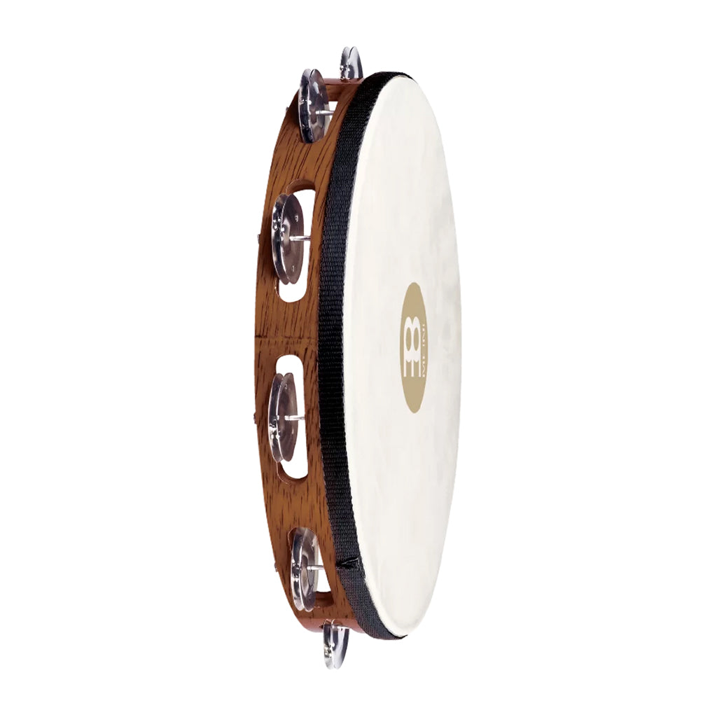 Meinl - Tambourine - 1 Row Aluminium Jingles - African Brown