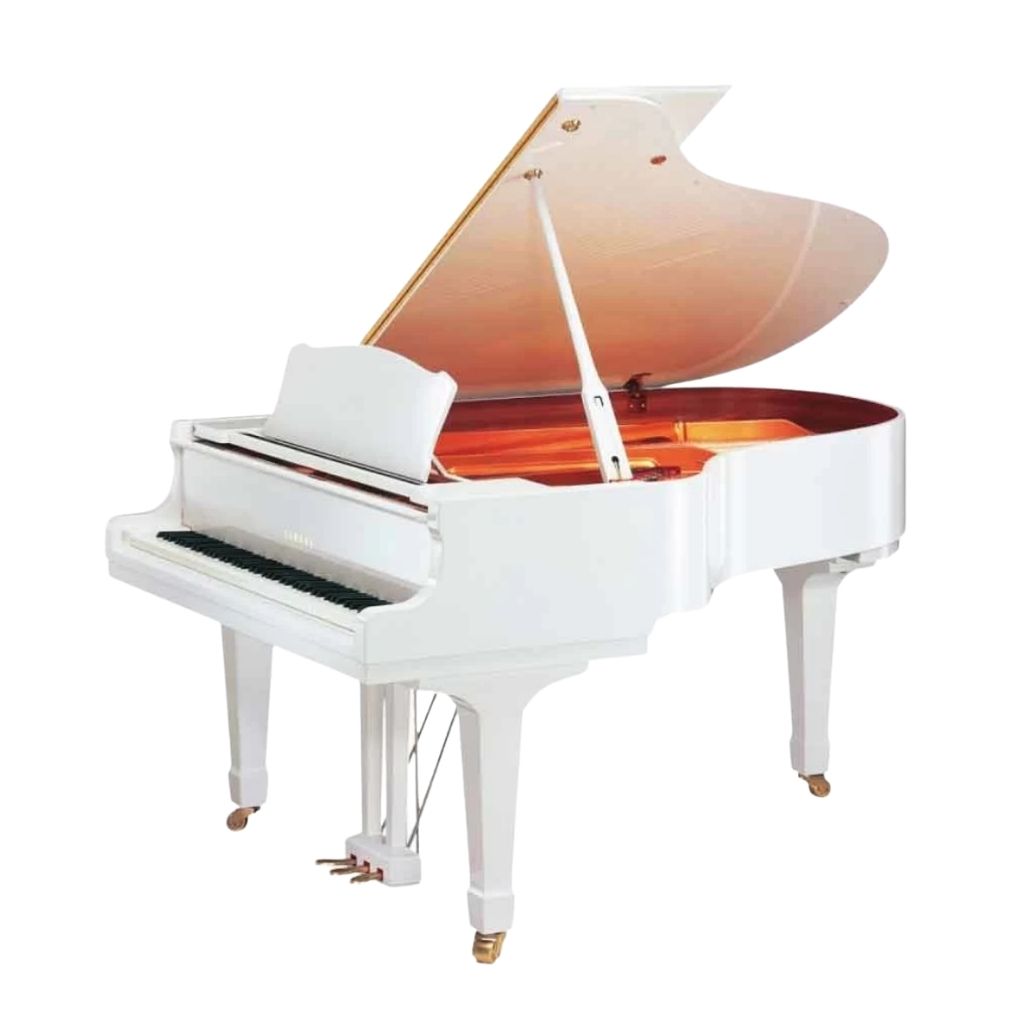 Yamaha - GC2MPWH - Baby Grand Piano - Polished White