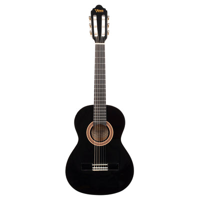 Valencia - 1/2 Size Nylon String Acoustic Guitar - Black