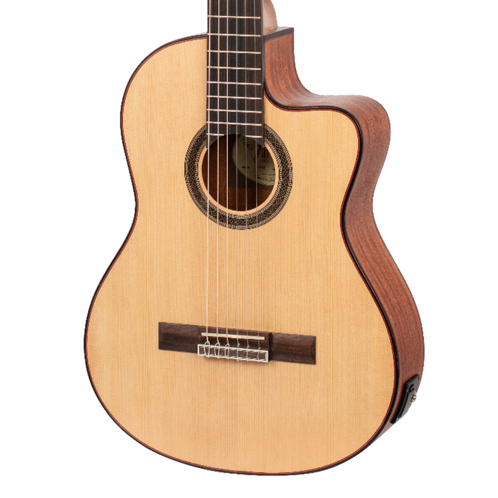 Valencia VC704CE 4 4 Classical with Cutway Pick up