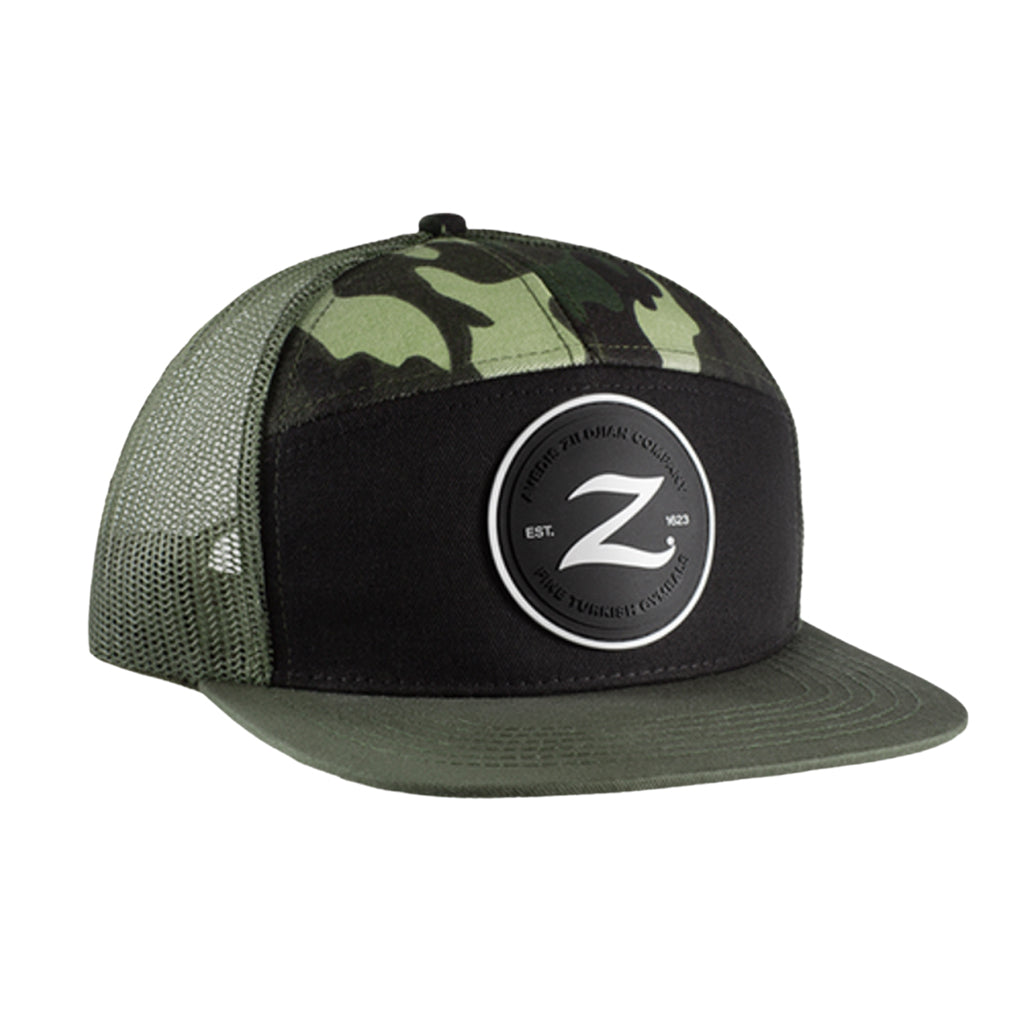 Zildjian Camo 7 Panel Trucker Hat