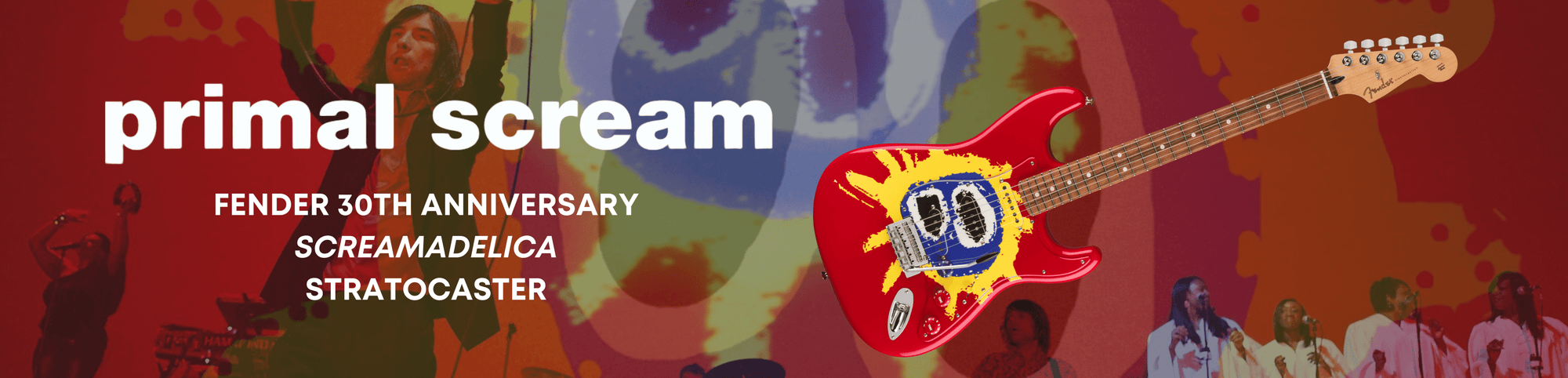 Fender commemorate 30th Anniversary of Primal Scream's breakthrough record: Screamadelica-Sky Music