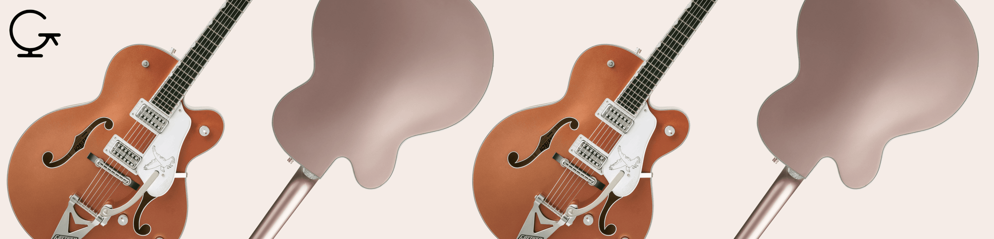 Gretsch unveil the new G6136T Limited Edition Falcon in Two-Tone Copper/Sahara Metallic-Sky Music