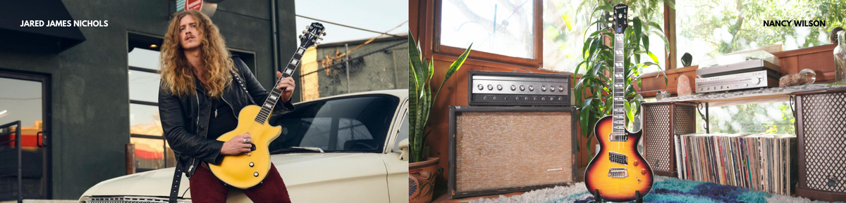 Epiphone launch Jared James Nichols & Nancy Wilson artist models for 2021 - Sky Music