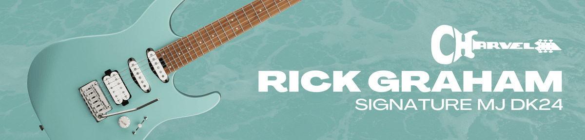 The all new Japanese made Charvel Rick Graham DK24 Signature - Sky Music
