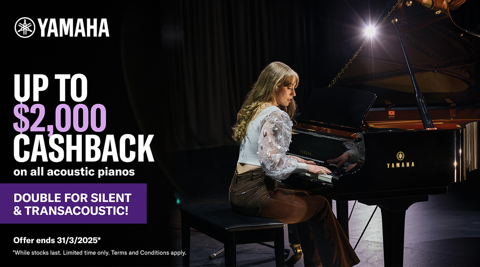 Yamaha $2000 Cashback