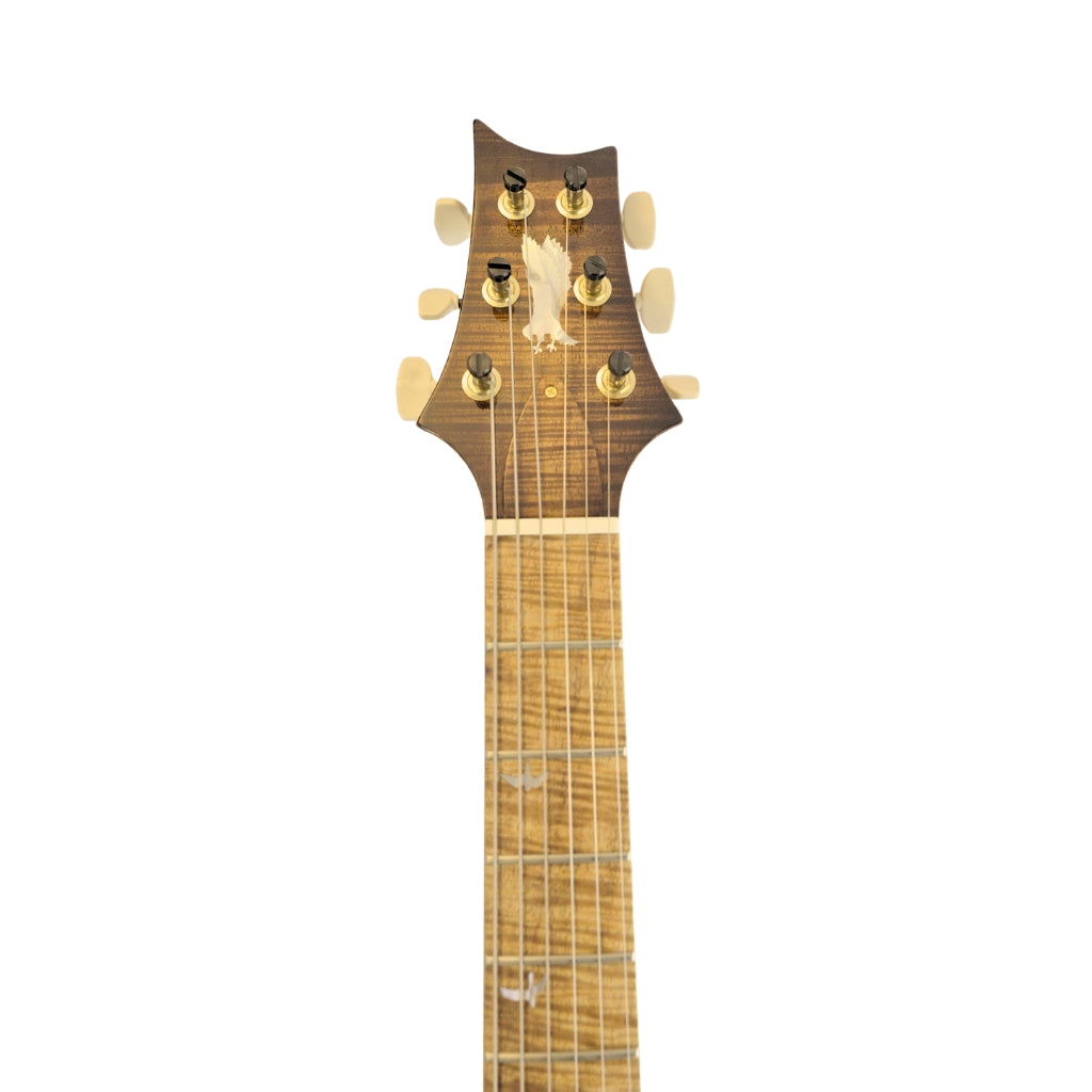 PRS Private Stock McCarty 594 Semi Hollow Electric Guitar - Natural Smokeburst headstock front