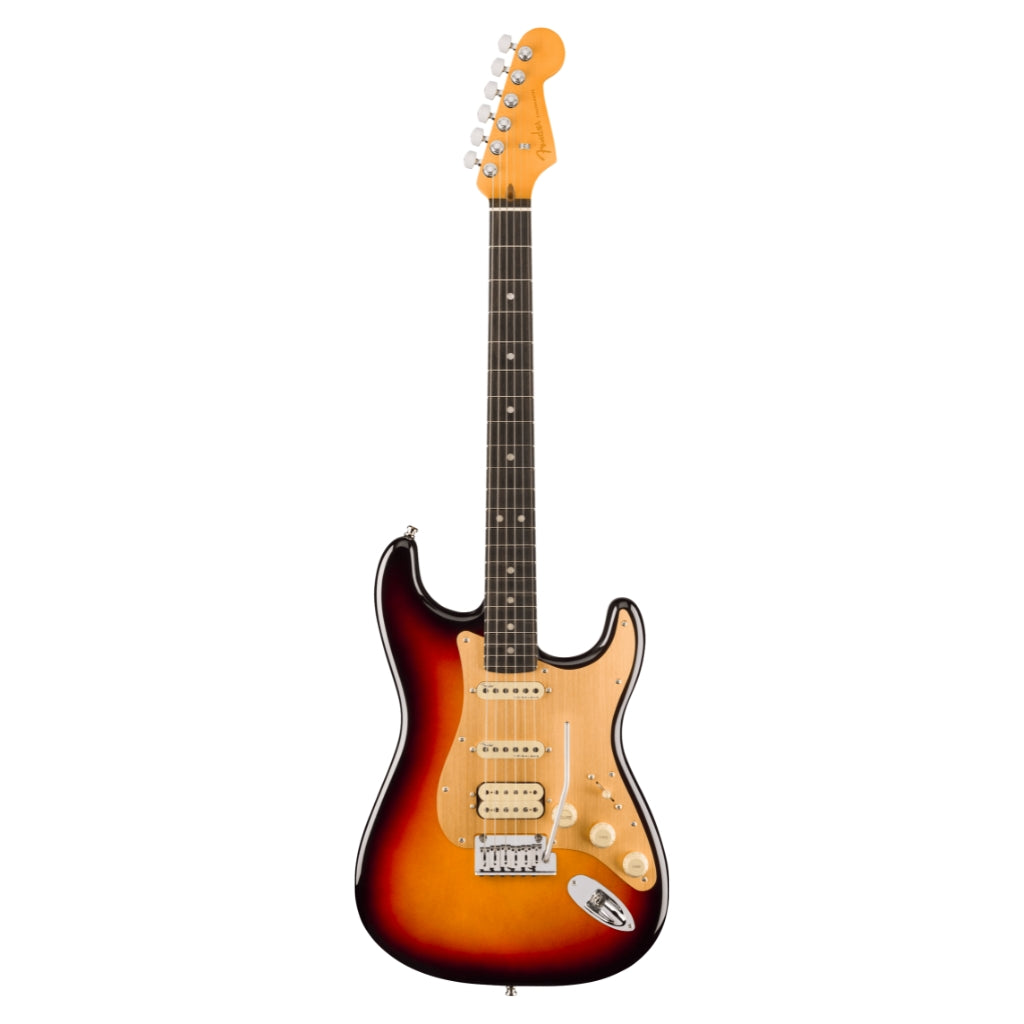 Fender - American Ultra II Ebony Fingerboard HSS Stratocaster - Ultraburst