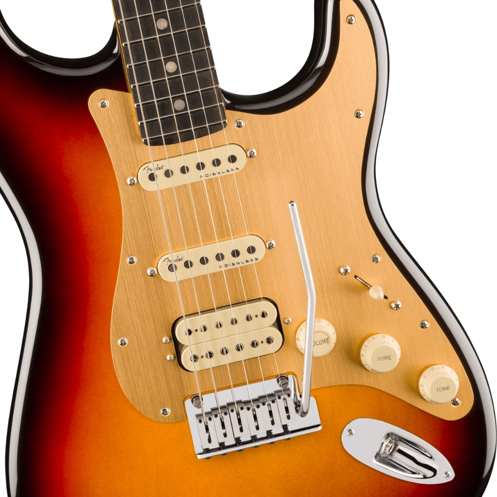 Fender - American Ultra II Ebony Fingerboard HSS Stratocaster - Ultraburst