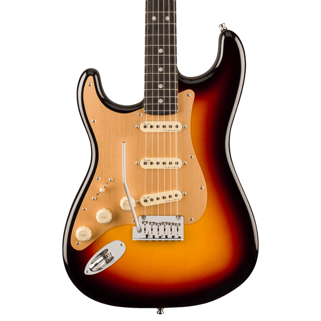 Fender - American Ultra II Ebony Fingerboard Left Handed Stratocaster - Ultraburst