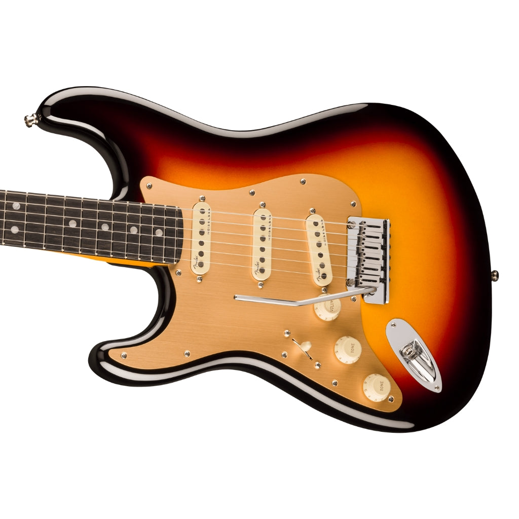 Fender - American Ultra II Ebony Fingerboard Left Handed Stratocaster - Ultraburst