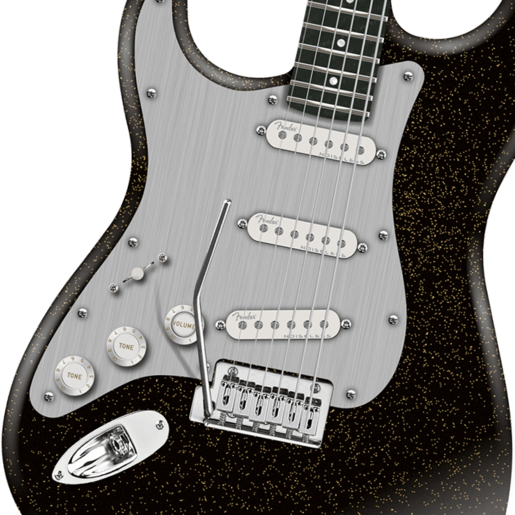Fender - American Ultra II Ebony Fingerboard Left Handed Stratocaster - Texas Tea