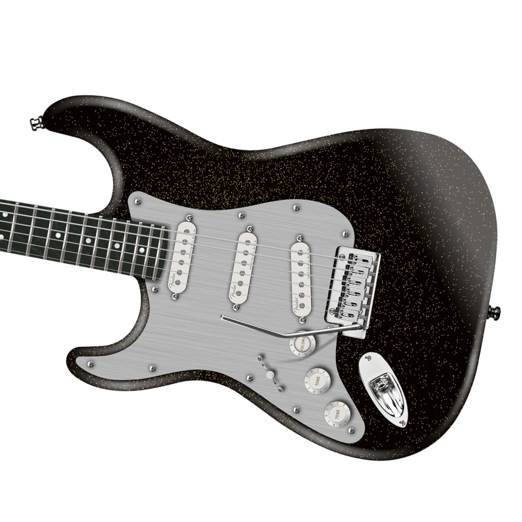 Fender - American Ultra II  Ebony Fingerboard Left Handed Stratocaster - Texas Tea