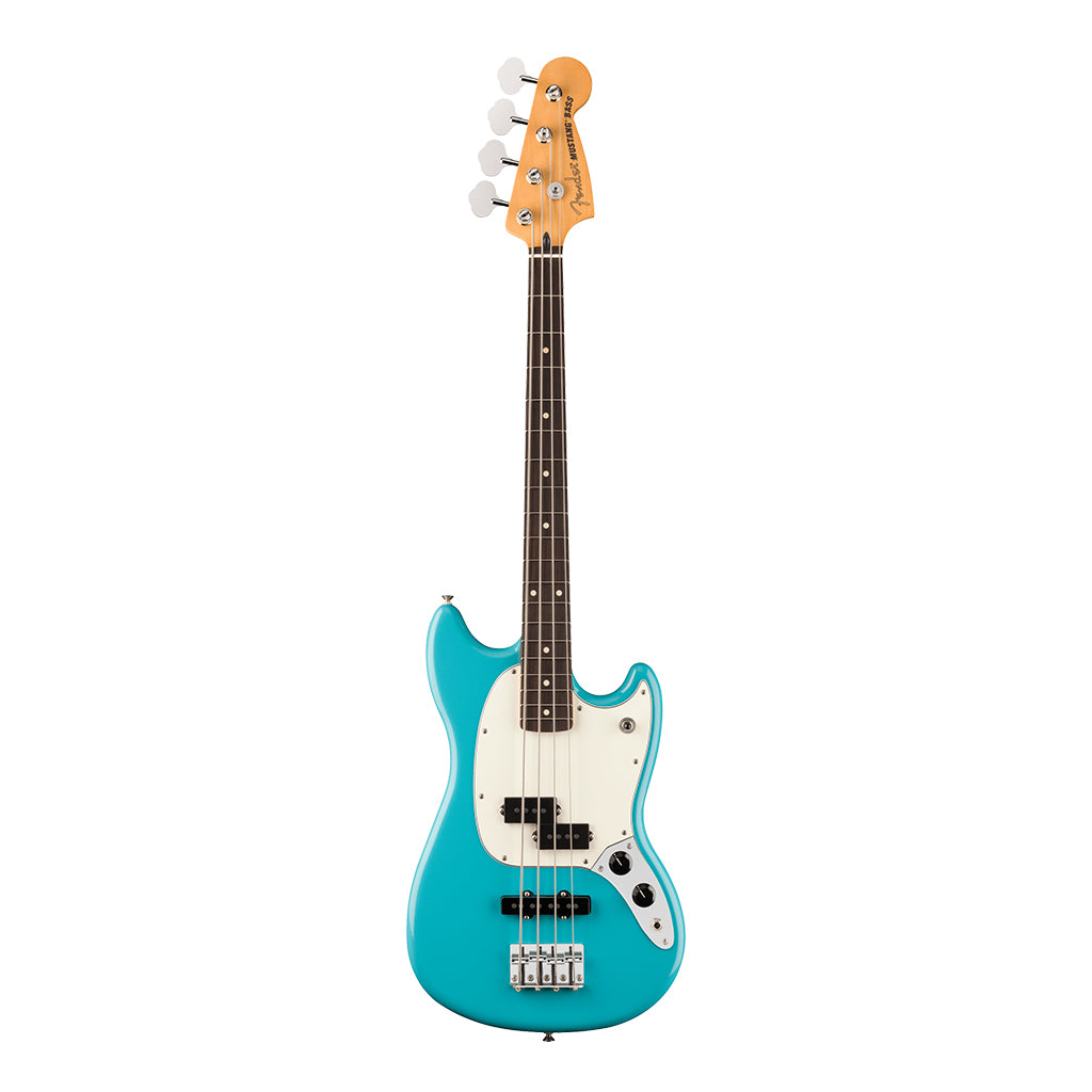 Fender Player II Mustang Bass Rosewood Fretboard Aquatone Blue