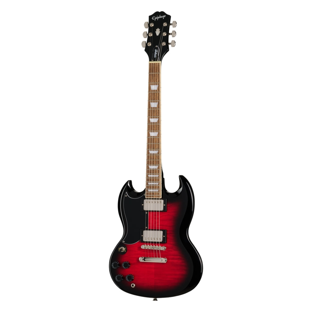 Epiphone - SG Tribute Electric Guitar - Cherry Burst, Left Handed