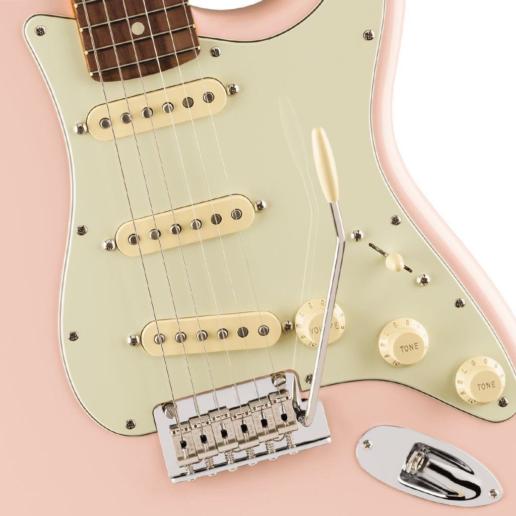 Fender American Professional II Stratocaster Limited Edition - Shell Pink with Matching Headstock - Rosewood Fingerboard