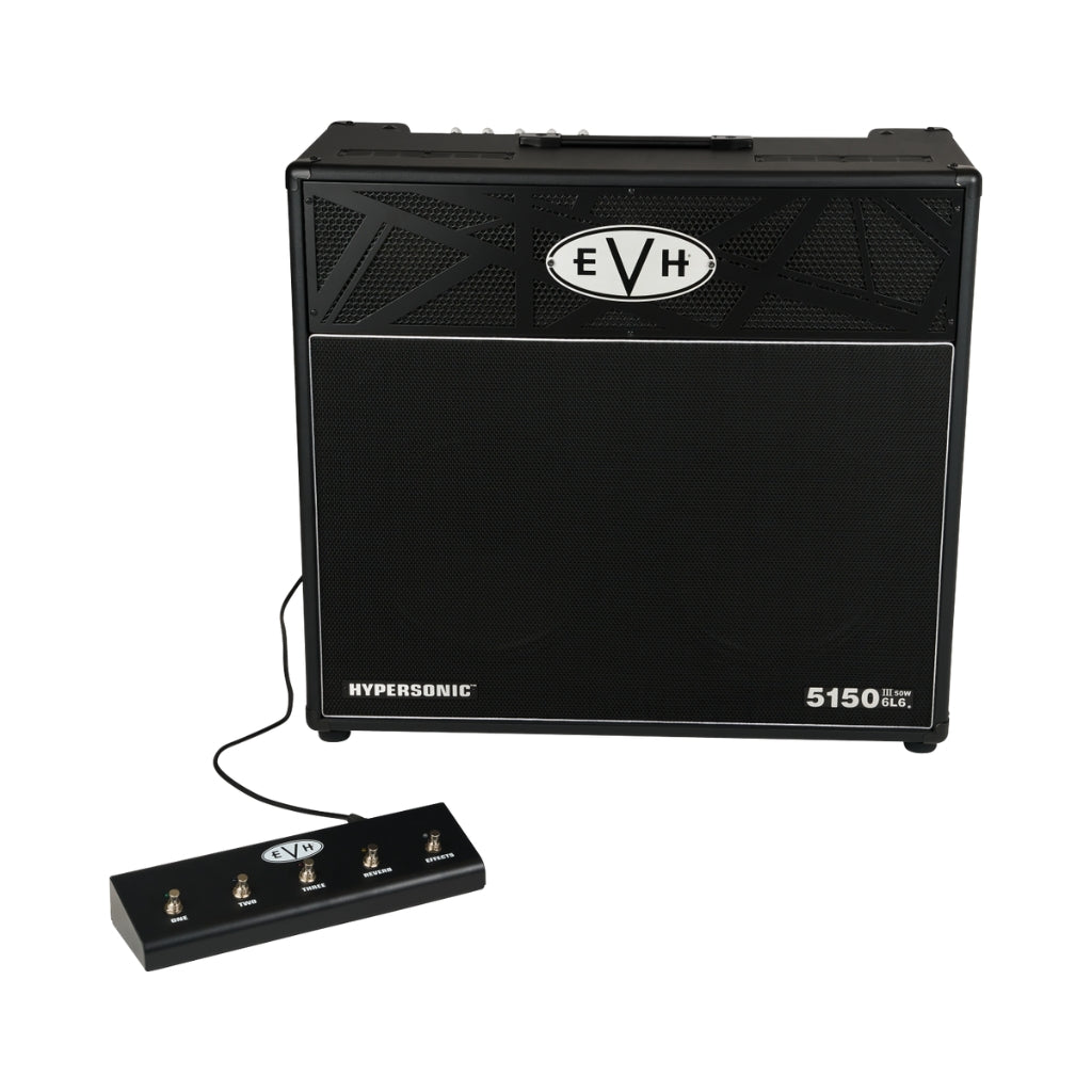 EVH - 5150III Hypersonic 6L6 50-watt 2 x 12-inch Combo Amplifier - Black