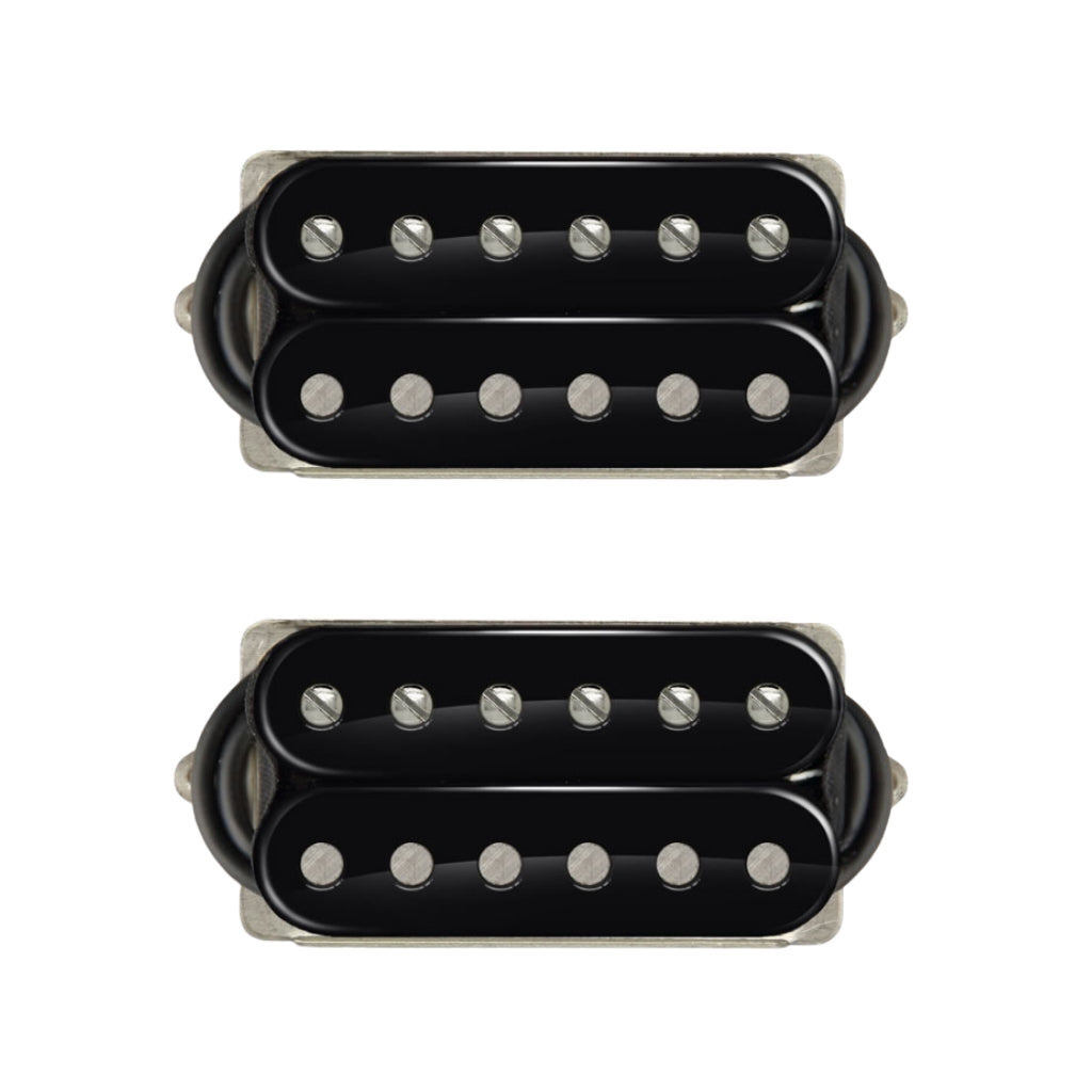 Bare Knuckle - Brute Force 6 String Humbucker 50mm Set - Open, Black