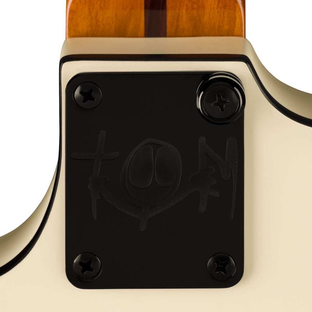 Fender - Tom Delonge Starcaster in - Satin Olympic White