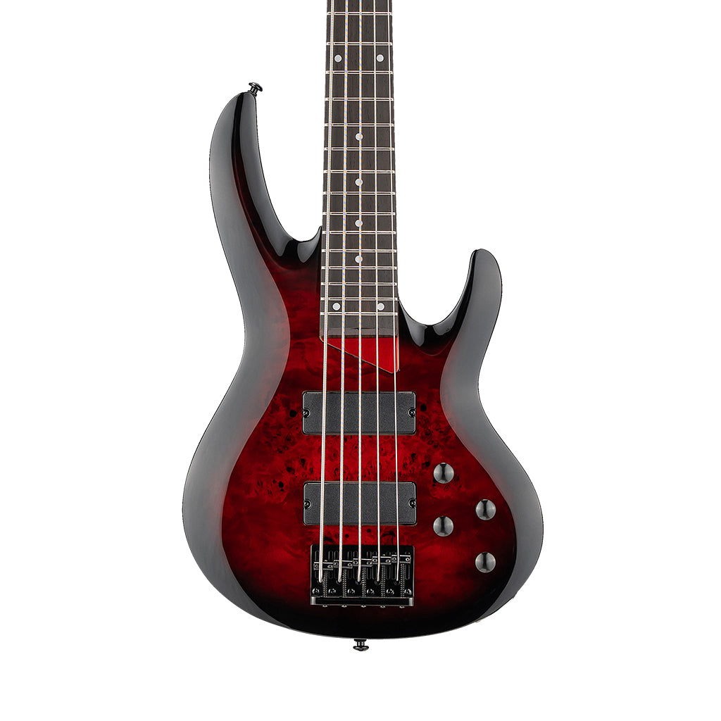 ESP LTD B-205DX 5-String Bass Guitar - Red Burst
