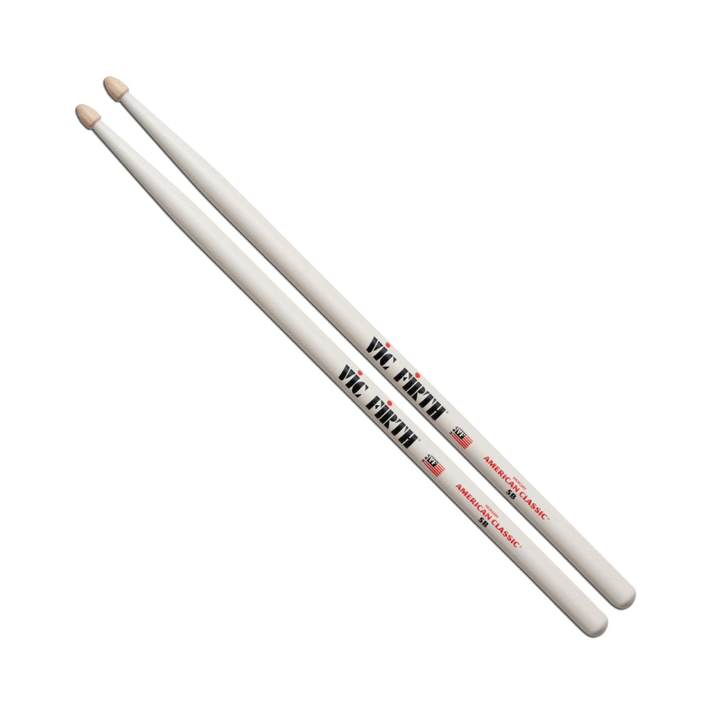 Vic Firth - American Classic Drumsticks - 5B - White Finish