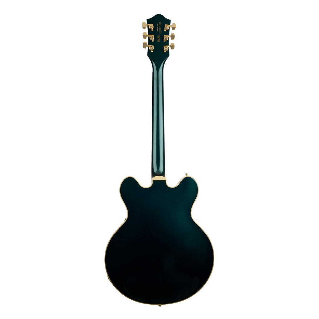 Gretsch Broadkaster LX Center Block with String Thru Bigsby & Gold Hardware Cadillac Green Ebony Fingerboard