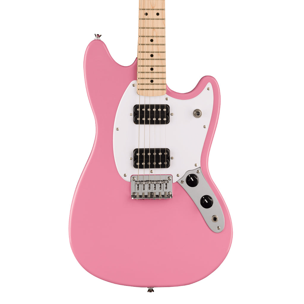 Squier Sonic™ Mustang® HH - Maple Fingerboard - White Pickguard - Flash Pink