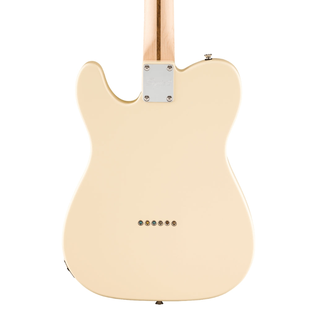 Squier - Affinity Series Telecaster Thinline Laurel Fingerboard with Black Pickguard - Olympic White