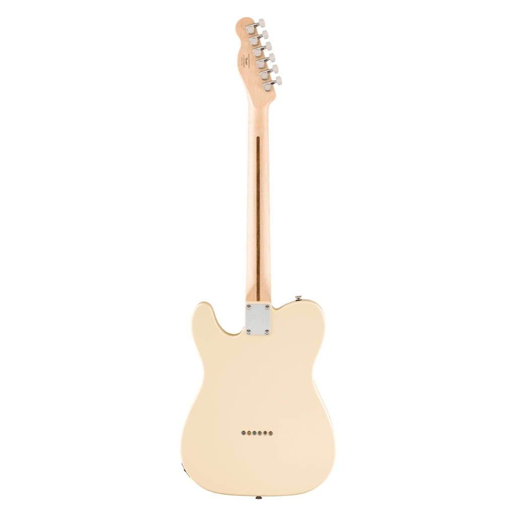 Squier - Affinity Series Telecaster Thinline Laurel Fingerboard with Black Pickguard - Olympic White