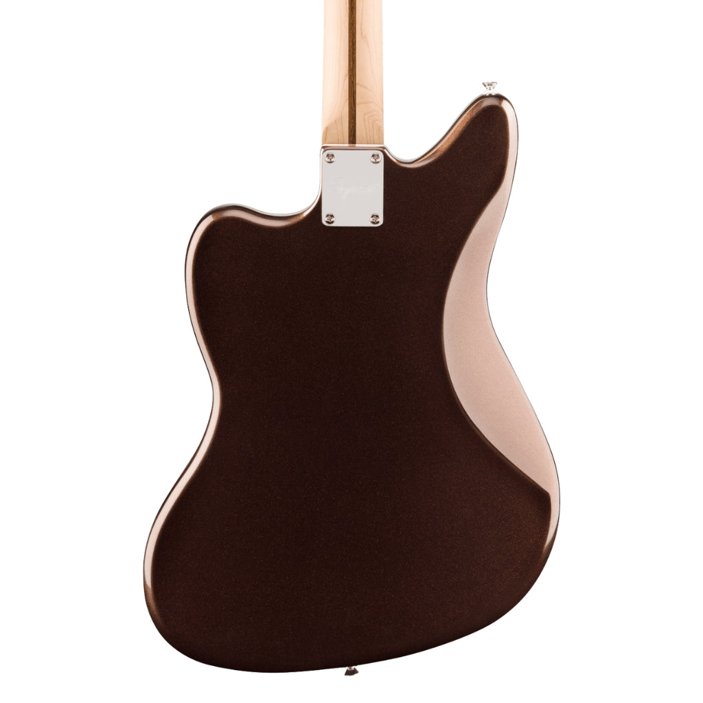 Squier - Affinity Series Jaguar with Maple Fingerboard and White Pickguard - Mystic Metallic Brown