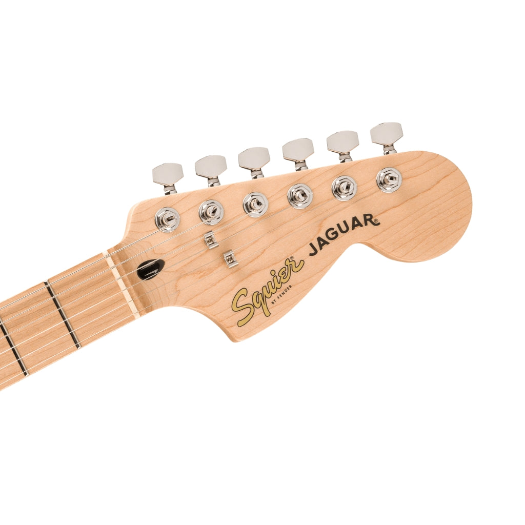 Squier - Affinity Series Jaguar with Maple Fingerboard and White Pickguard - Mystic Metallic Brown