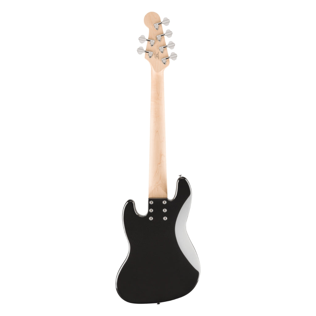 Squier - Affinity Series Jazz Bass VI with Laurel Fingerboard and Black Pickguard - Black Metallic