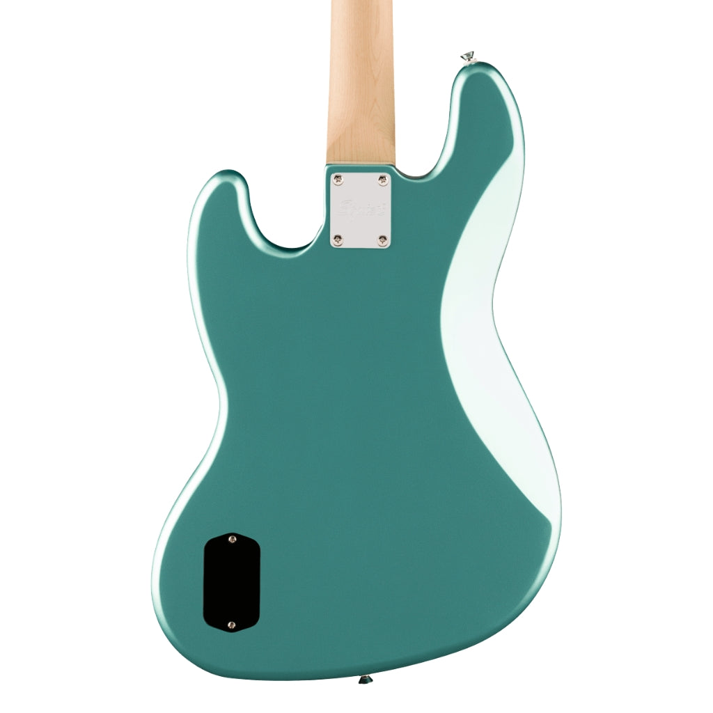 Squier - Affinity Series Active Jazz Bass with Laurel Fingerboard and White Pickguard - Mystic Sea Foam Green