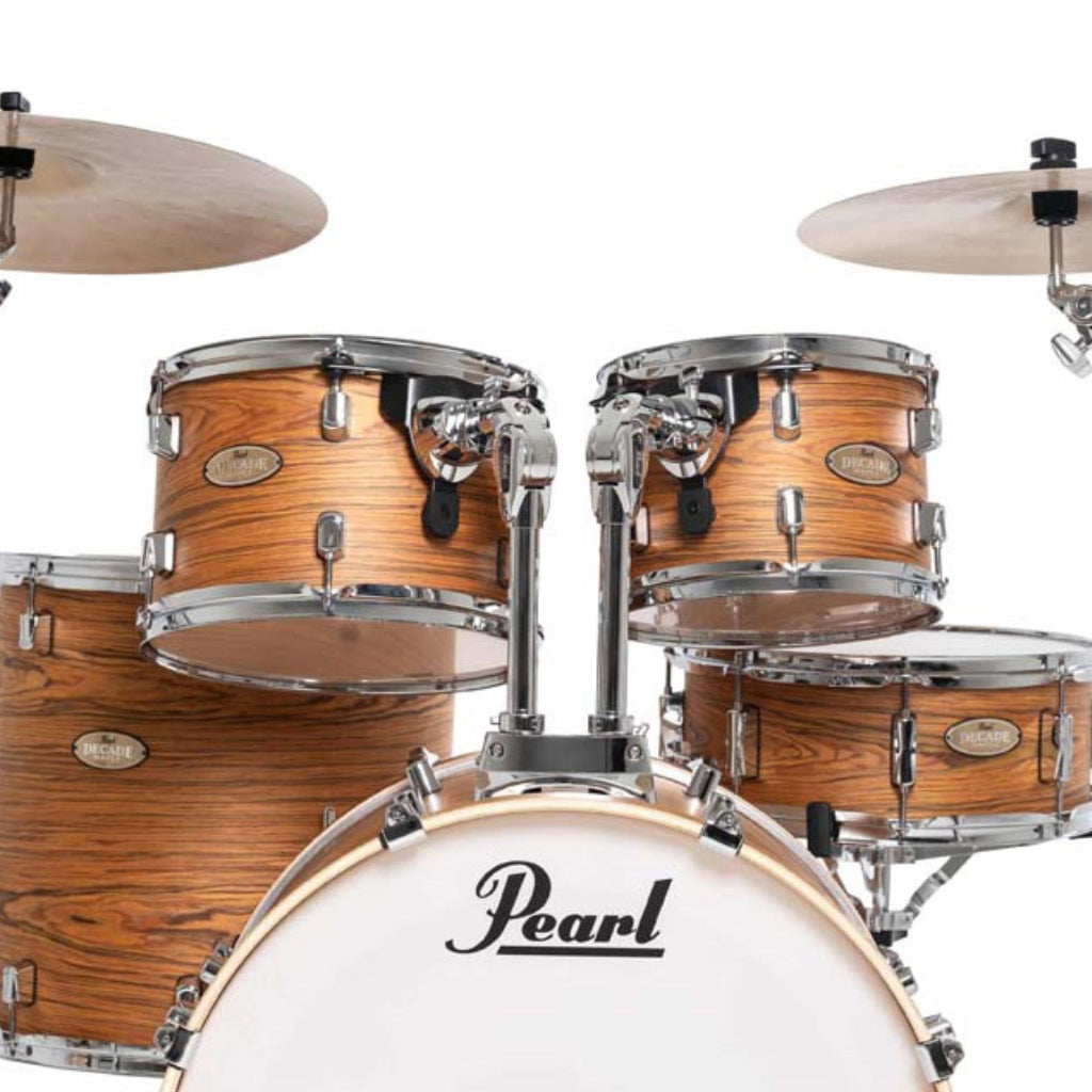 Pearl - Decade Maple Artisan 5pc 22" Fusion Plus Drum Kit - Satin Caramel Veil