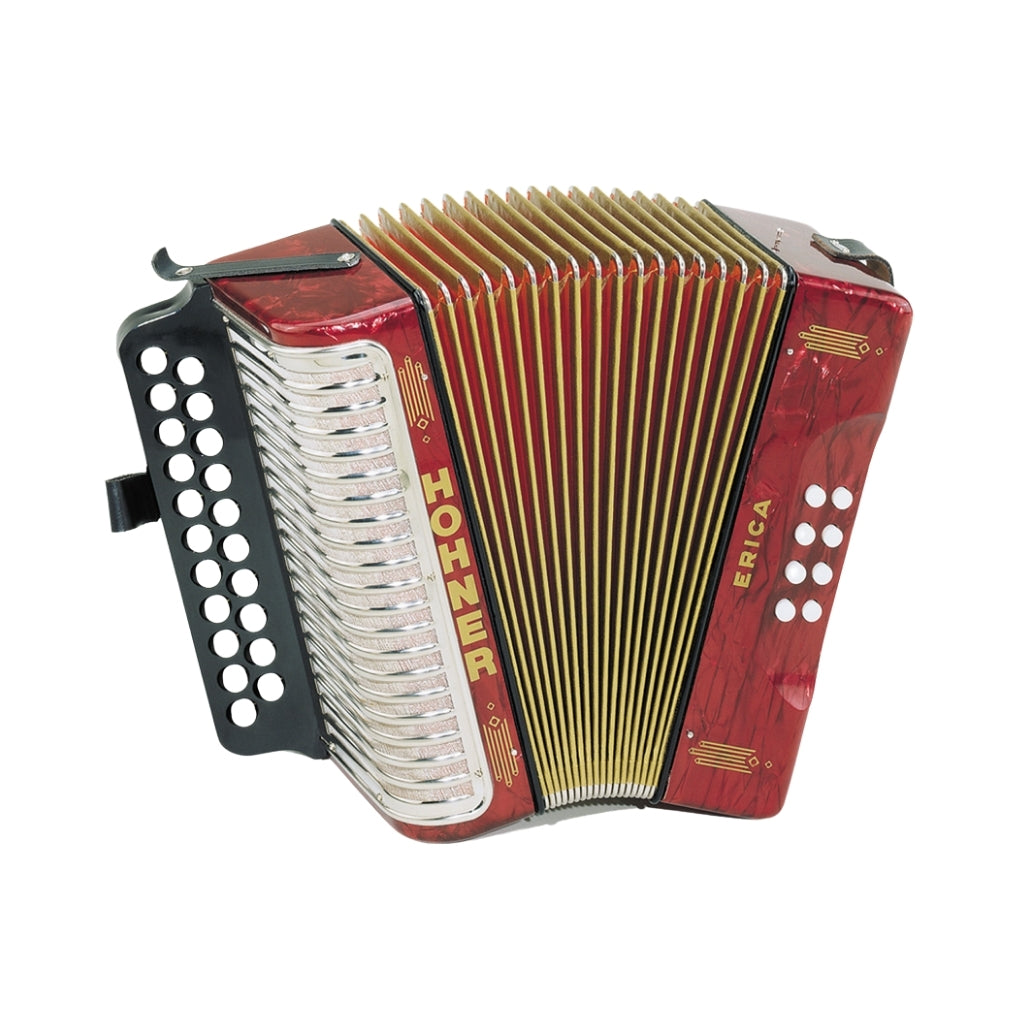 Hohner Erica 1600/2 Half Tone Diatonic Button Accordion - G/C