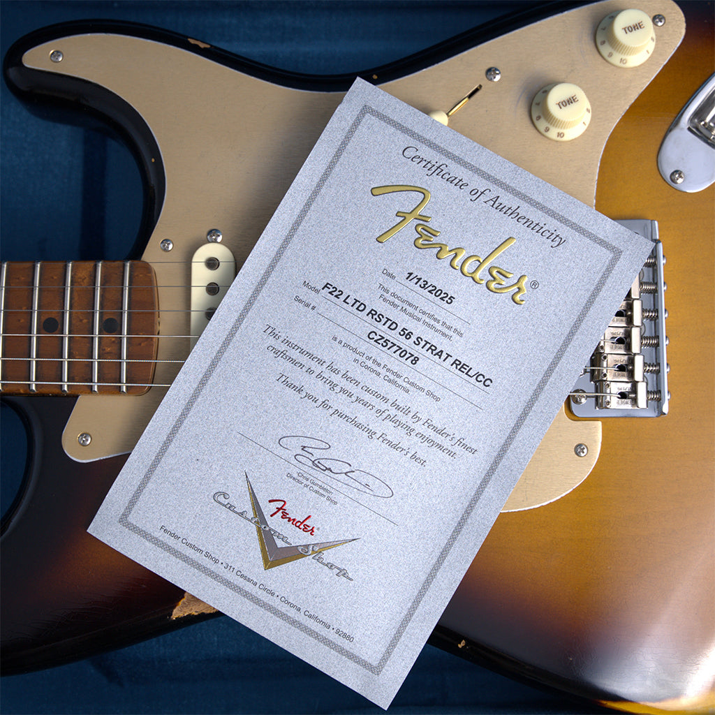 Fender Custom Shop 1956 Stratocaster Closet Classic Electric Guitar - 2-Tone Sunburst