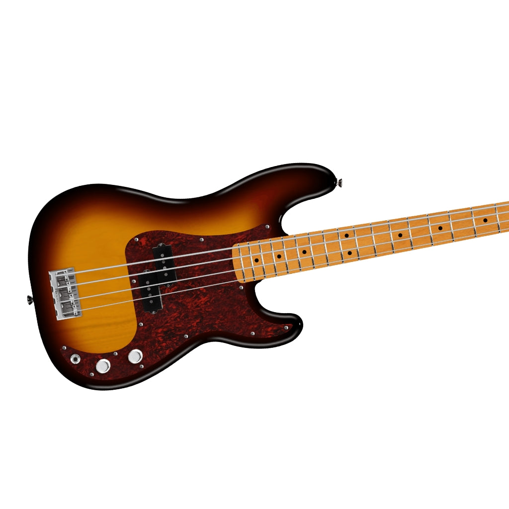 Fender American Professional Precision Bass Guitar - 3-Color Sunburst, Maple Fingerboard