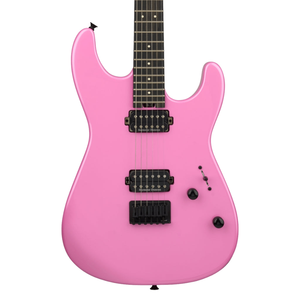 Charvel - Pro-Mod Plus San-Dimas Style 1 HH HT Electric Guitar, Ebony Fingerboard - Platinum Pink