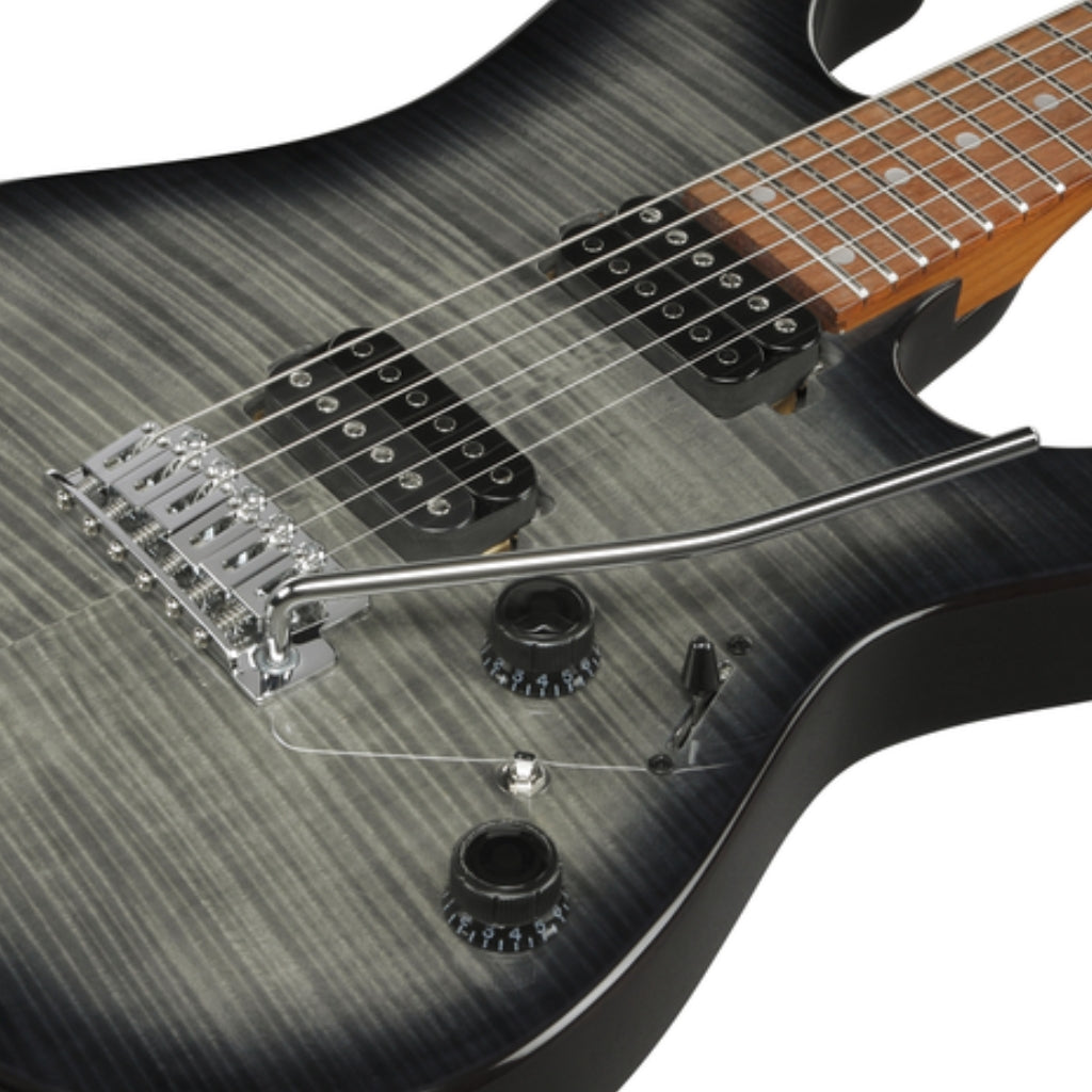 Ibanez - AZ24S1F TKS Electric Guitar Bundle With BIGMINI Tuner - Transparent Black Sunburst