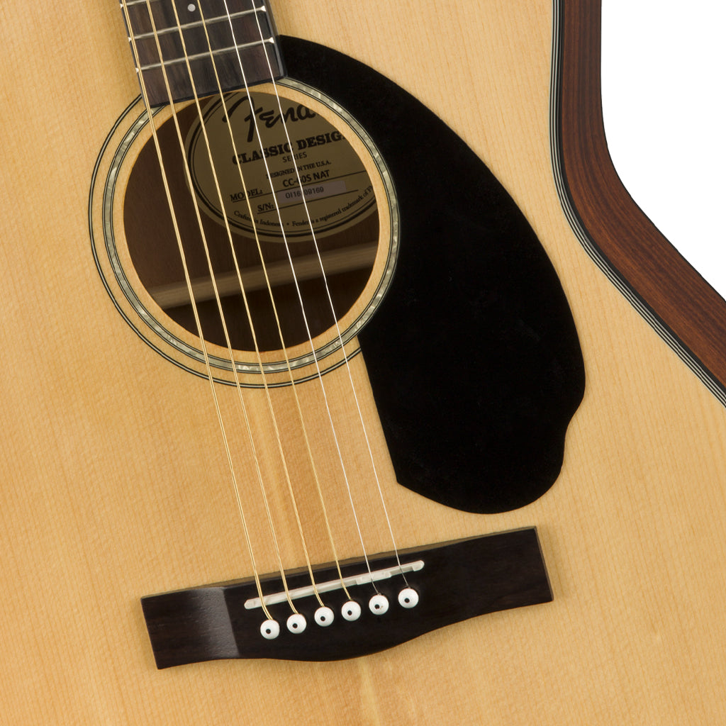Fender CC-60S Concert Walnut Fingerboard Natural Acoustic Guitar